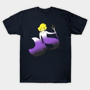 Enby mermaid T-Shirt